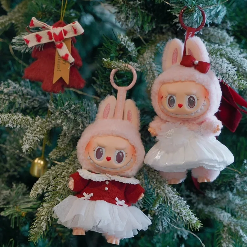 Genuine In Stock Mokoko Christmas Limit Mokoko Twinkly Fairy Tale Vinyl Series Pendent Labubu Doll Kawaii Toy Christmas Gift