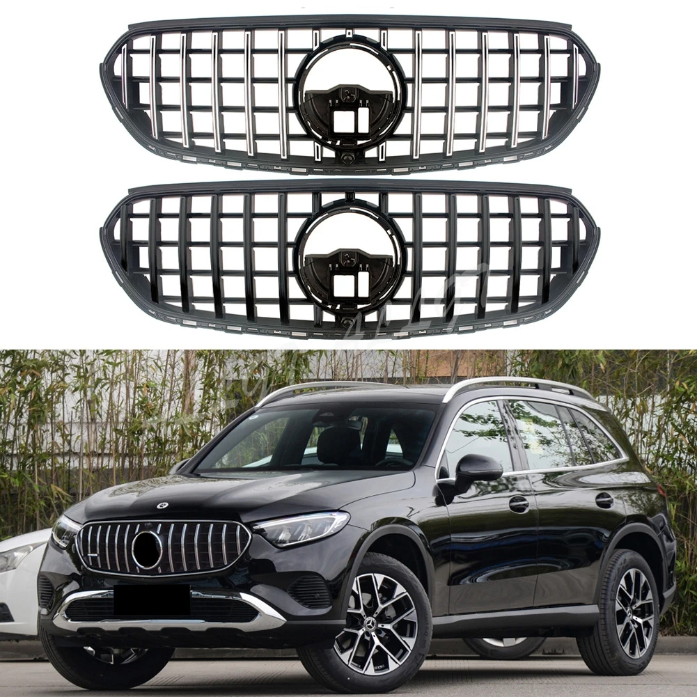 Front Racing Center Grilles Facelift Upper Bumper Grill For Mercedes Benz X254 GLC Class 2023+ General