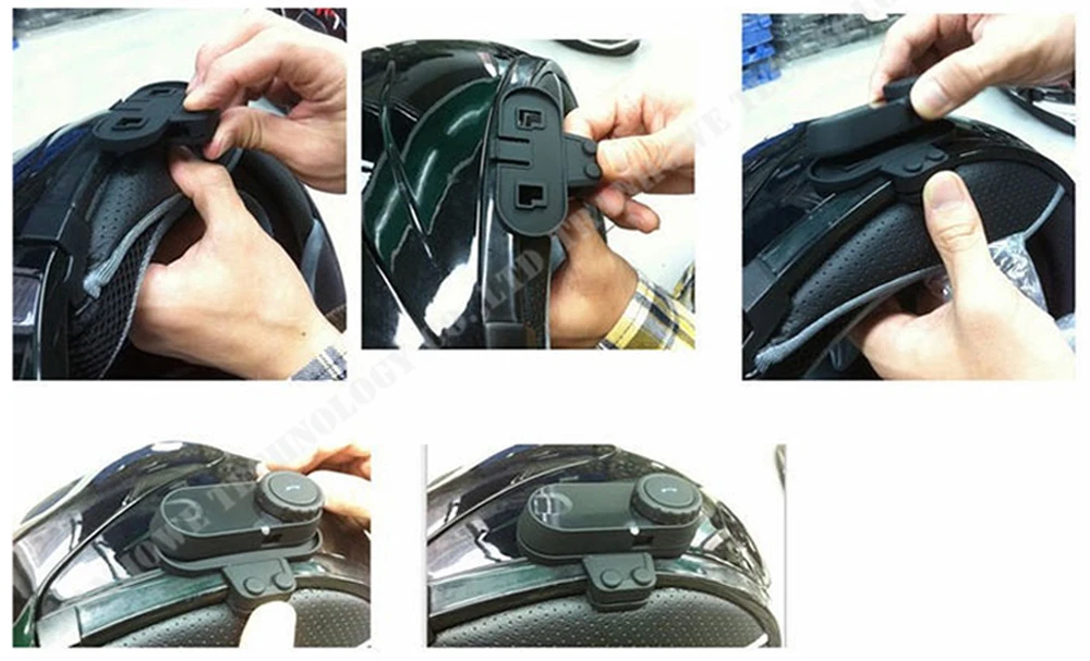 FreedConn Bluetooth Motorrad Intercom Helm Headset Drahtlose Motorrad Kopf Interphone LCD Bildschirm FM Kopfhörer – Detail 12