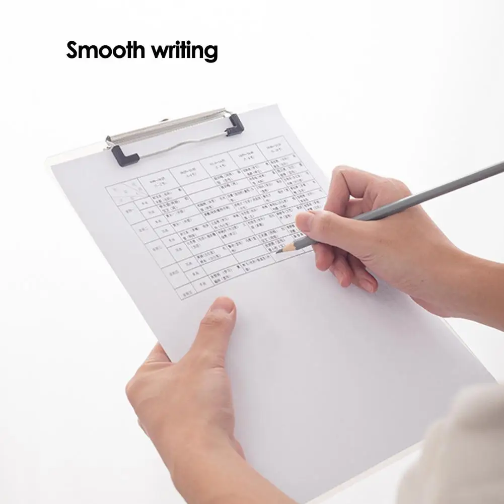 Document Splint No Trace A5/A6/A4 Stationery File Sorter Smooth Writing Bending-resistant File Organizer School Accessory