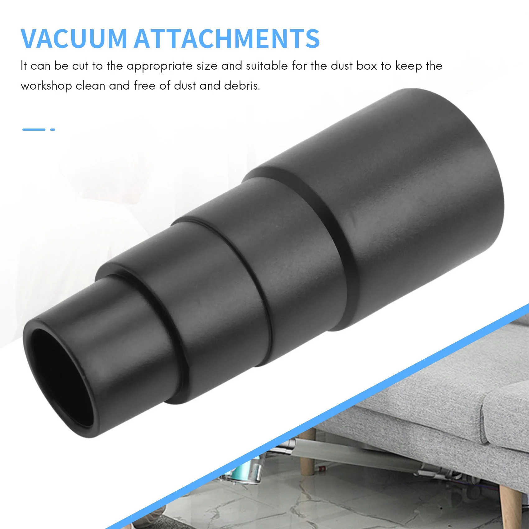 2Pcs Wet/Dry Vacuum Universal Tool Adapter Designed to Fit More Vacuums and Attachments