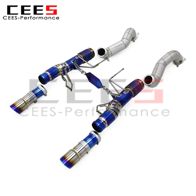 

CEES Catback Exhaust System For Mclaren 720S P14 M840T 4.0T V8 Coupe Spider 2017-2019 Stainless Steel Bolt-On Muffler Pipes