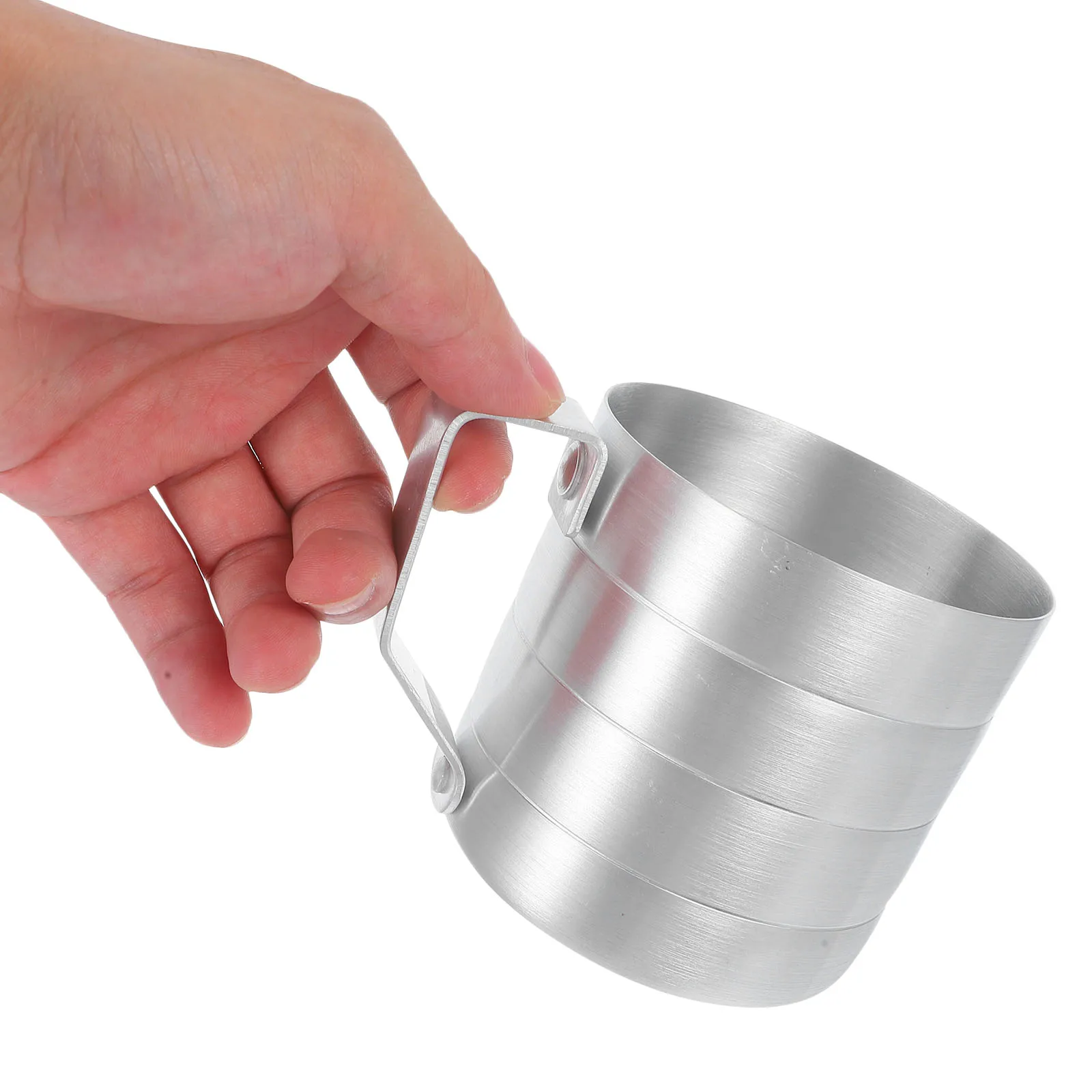 

Aluminum Measuring Cup 500ml Kitchen Baking Tool Adjustable Capacity Portable Container Graduated Large Home Cooking
