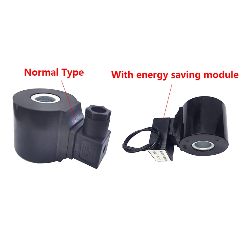 Imagem -02 - Altura Interna Impermeável 56 mm do Diâmetro 20 mm da Bobina da Válvula do Solenóide com Módulo de Poupança de Energia Ac24v 36v 110v 220v 380v Dc12v 24v