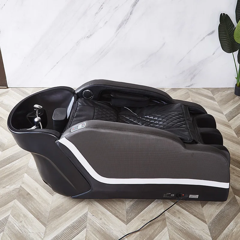 Thai electric intelligent massage shampoo bed barber shop hair salon special flat body massage hair salon shampoo bed