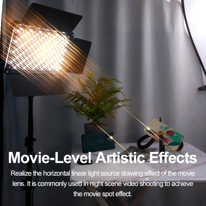 Starlight-filtro cepillado para cámara Canon, Sony, Fuji, Nikon, grabación de escenas nocturnas, pantalla panorámica de película, filtro de efectos especiales