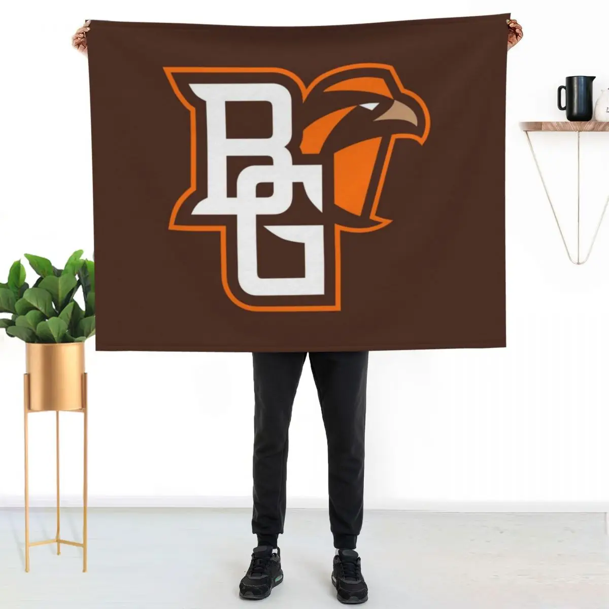 Bowling Green State University Throw Blanket Soft Sofa Throw Summer Beddings Shaggy Blankets