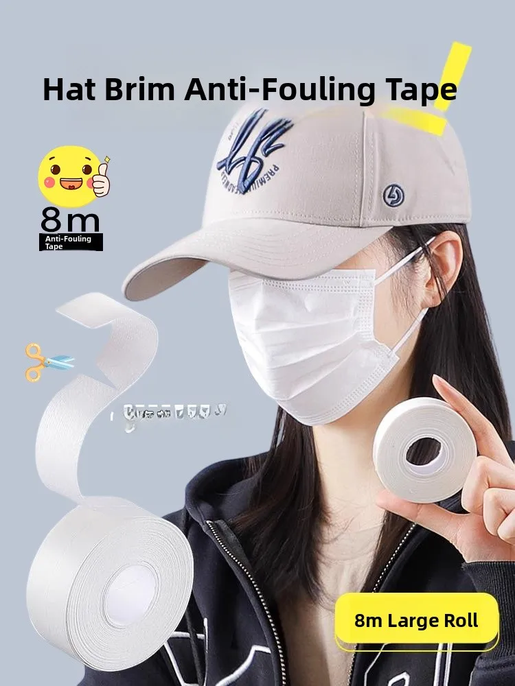 Berretto da baseball Patch interna Sudore assorbente Collare Patch Cappello Tesa Anti-sporco Campo di allenamento Tampone per il sudore usa e getta ex Gioventù Adulto