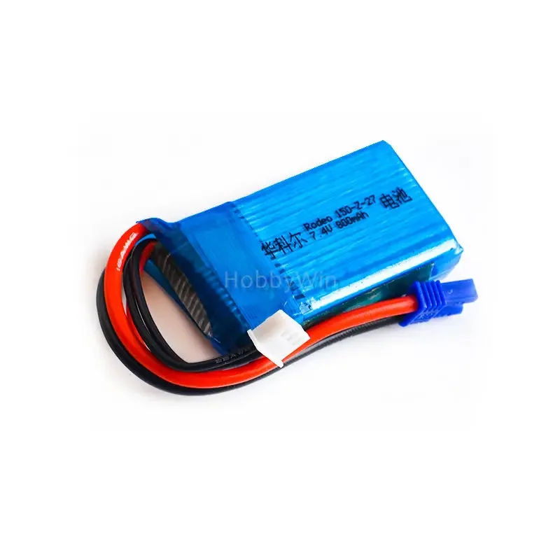 2S 7.4V 800mAh 30C LiPO Battery EC2 plug for Walkera F150 RC Drone Rodeo 150-Z-27