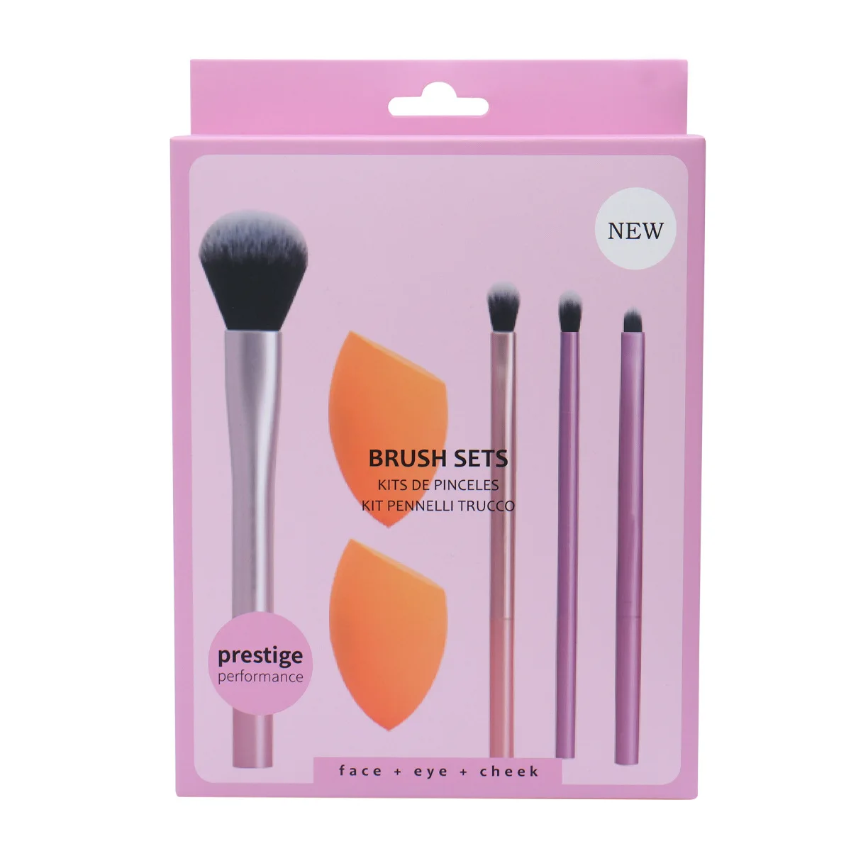 Blush Oogschaduw Schoonheid Ei Combinatie Make-Up Borstel Set Foundation Borstel