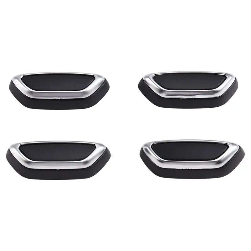 

N26R-For Cadillac CT6 Seat Adjuster Switch Knob Cover 4Pcs/Set- Front& Rear Seat Up/Down Adjust Button 23219457 23219459