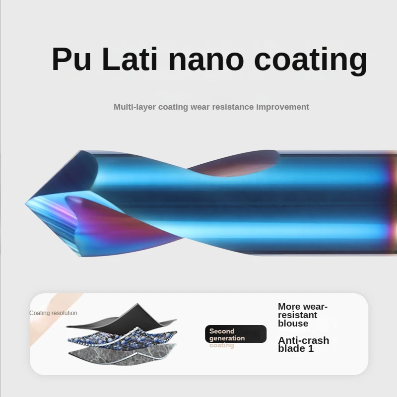 Imagem -02 - Ponto Broca 65 Graus Hrc65 112 mm Chanfro Moinho Stub Começando Localização Centro Bit Carbide End Mill Cnc Router Bit Fresa