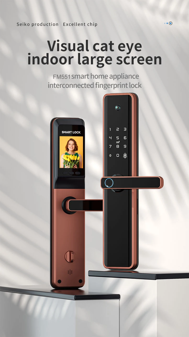 Smart Biometr Fingerprint Door lock Tuya  Digital Door Lock High Security Best Price Smart Door Lock