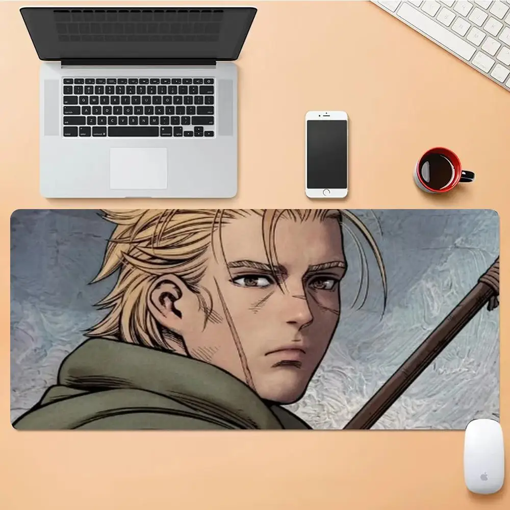 

Manga Vinland Saga Mouse Pad Gaming Laptops Mousepad Gamer Carpet Keyboard Mat Desk Protector Anime Cartoon Mouse Pads HYBXXC