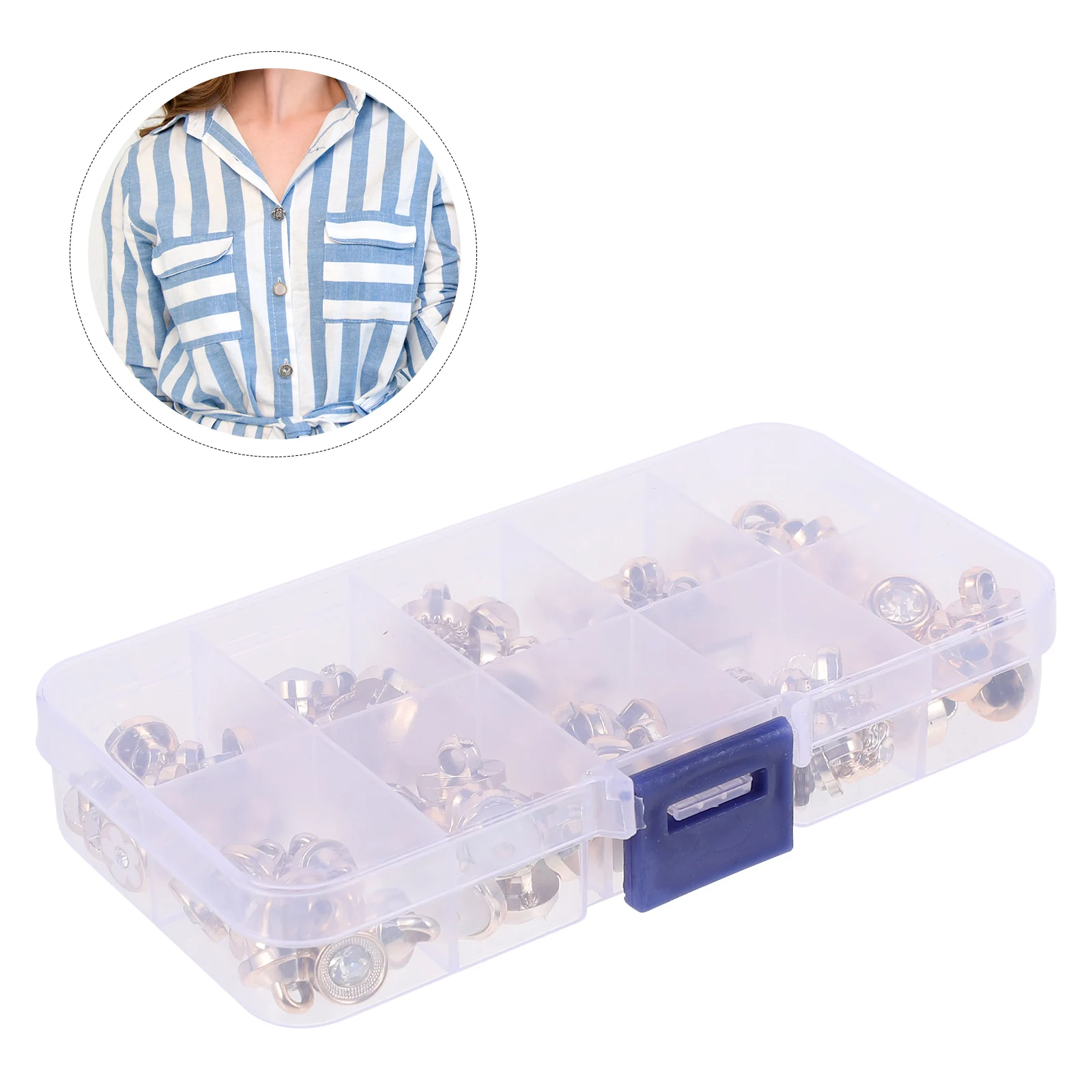 

100pcs Pearl Buttons Small Plastic Round Sewing Clothes Accessories Lightweight Durable Practical Craft Projects