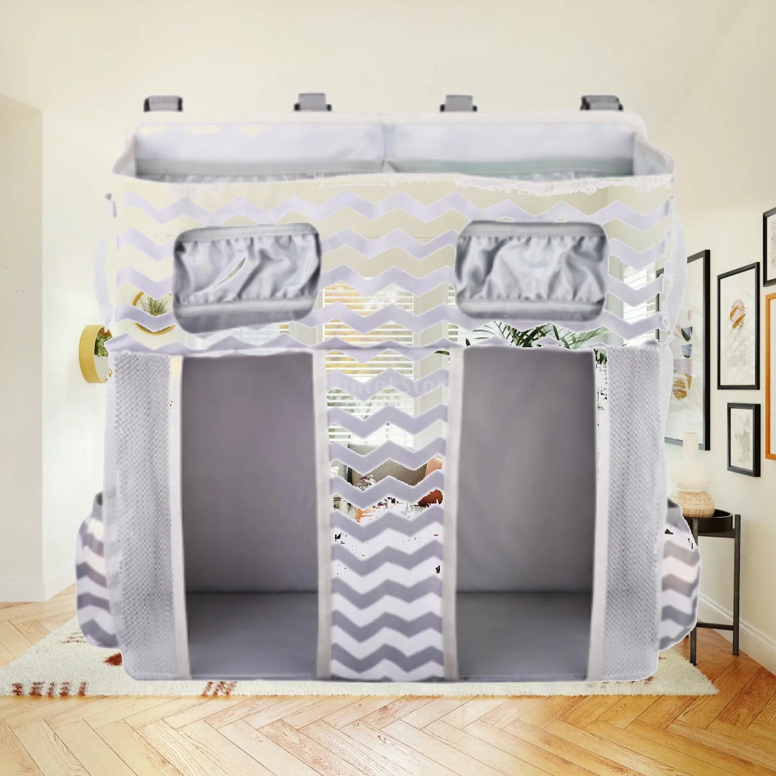 hanging-diaper-organizer-nursery-storage-bag-with-paper-dispenser-multiple-compartments-boys-girls-diaper-stacker