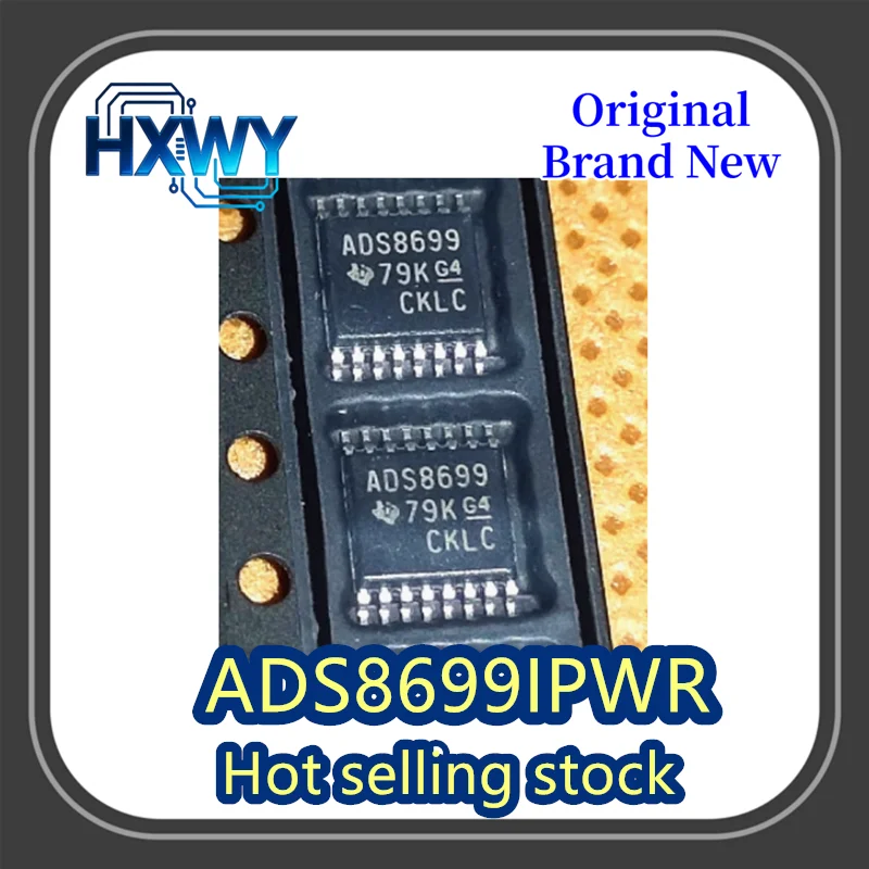 

(3/30 pieces) ADS8699IPWR silkscreened ADS8699 TSSOP-16 package 16-bit analog-to-digital converter brand new and original.