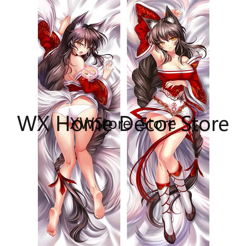 New Style Design Dakimakura Legends Soraka Lacs Ahri Pillow Case Cushion Cover