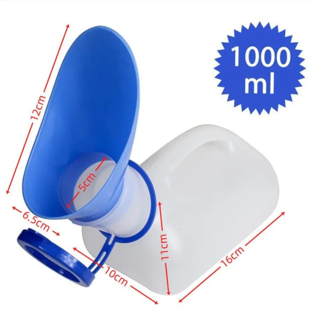 1000ml Urinal Can Be Used By Both Men And Women For Outdoor Camping Plastic Urinal Portable Toilet Thickened Reusable