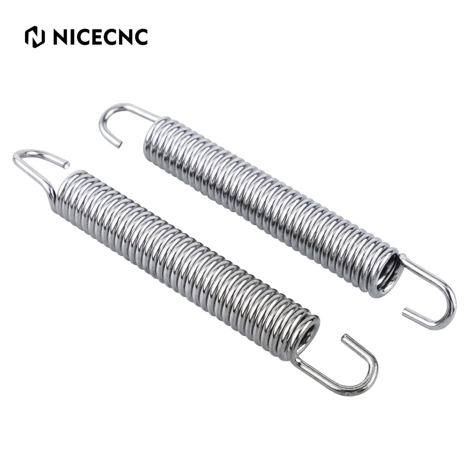 

2PCS 80mm Exhaust Pipe Spring Stainless Steel Mounting Springs For Yamaha YZ85 2002-2018 YZ250 1994-2023 YZ250X YZ125 WR250Z