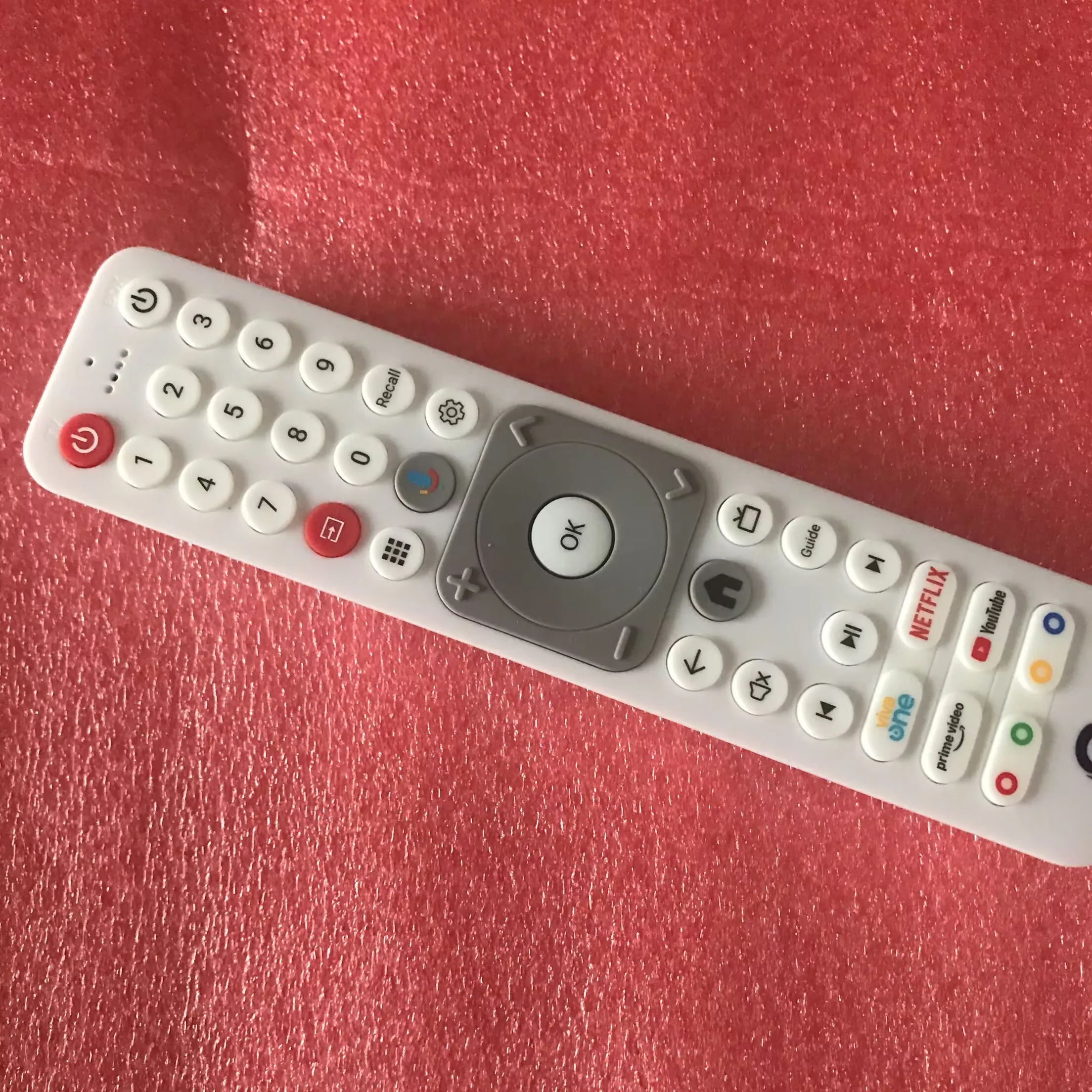 Smart Bluetooth Voice Replacement Remote For KCAT Android TV With Viva‑one Netflix Prime Video YouTube Keys XYX250722002536