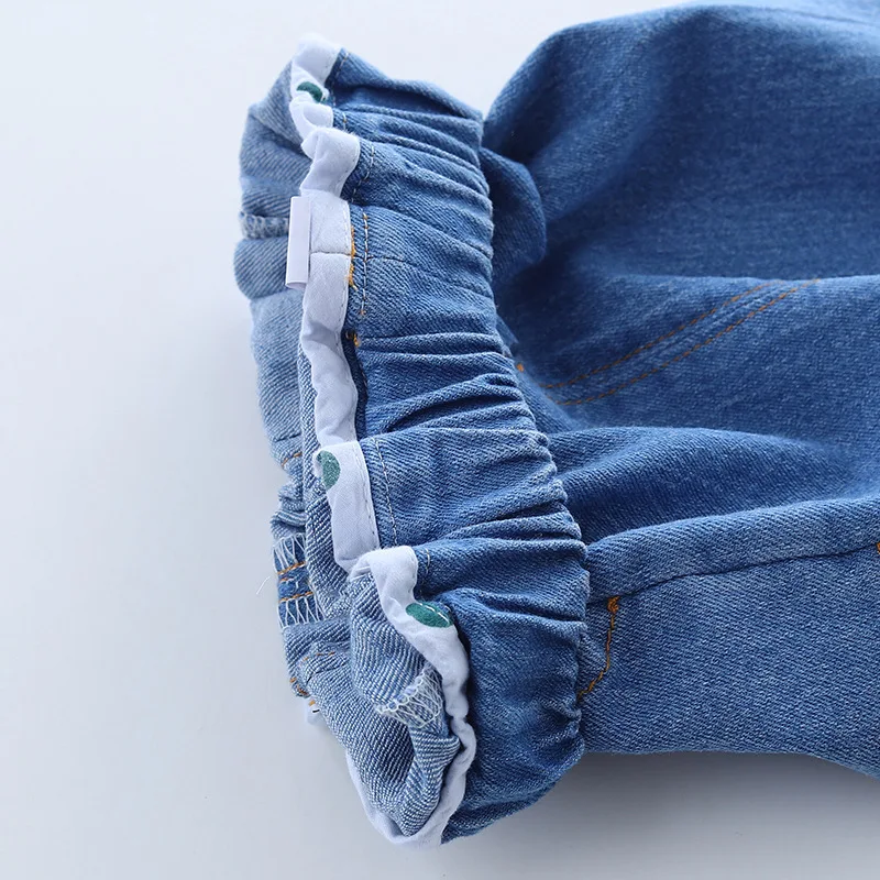 Kleinkind Jungen 2-teiliges Outfit Krone König Buchstaben-Print Kapuzenpullover Roll-Up-Ärmel Denim Jeans Kinder Frühling Freizeitkleidung Set – Detail 6