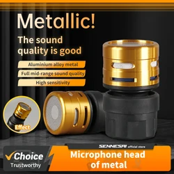 Good sound quality! Metal microphone head, microphone core, metal core, moving coil type