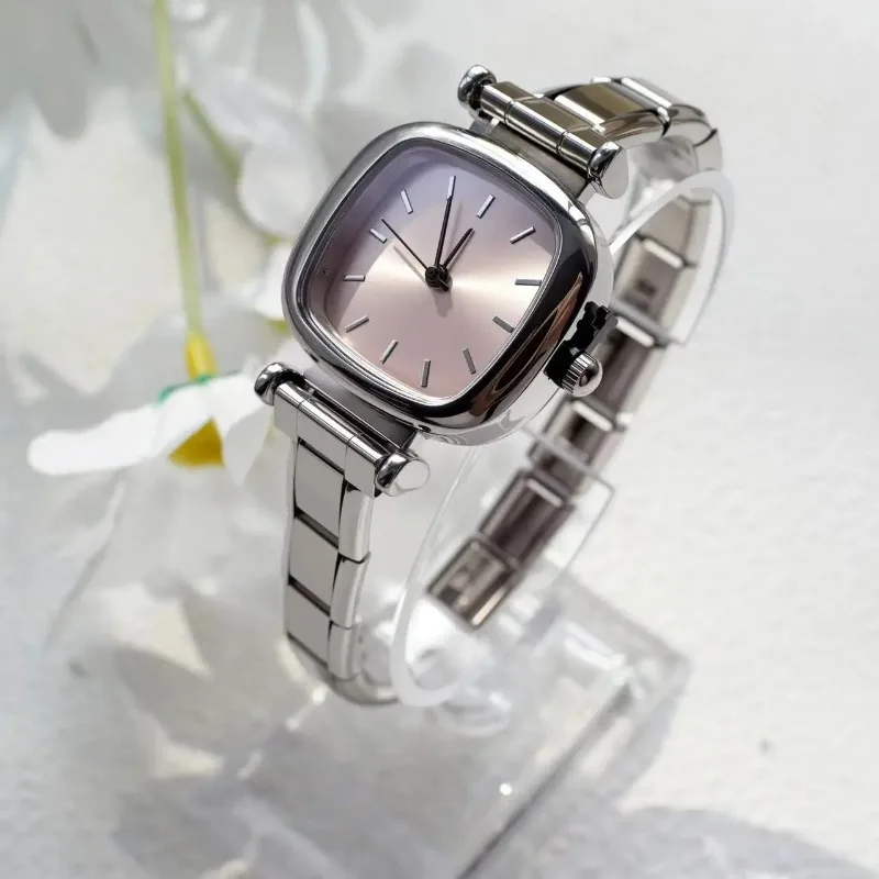 Trendy Italian Style Modular Bangle Wrist watch European Fashion Ladies Bracelet Quartz Watch All‑match Daily Women Wrist watch