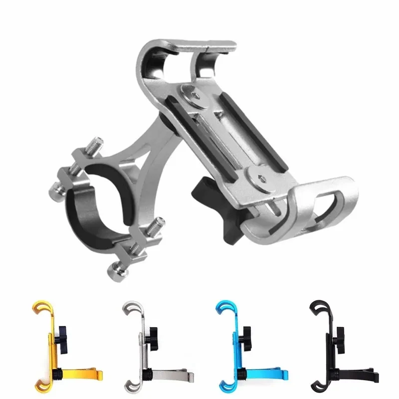 Bicycle Phone Holder Mount Universal Mobile Cell GPS Metal Riding MTB Motorcycle Stand Bracket Bike Moto Handlebar Antislip Clip