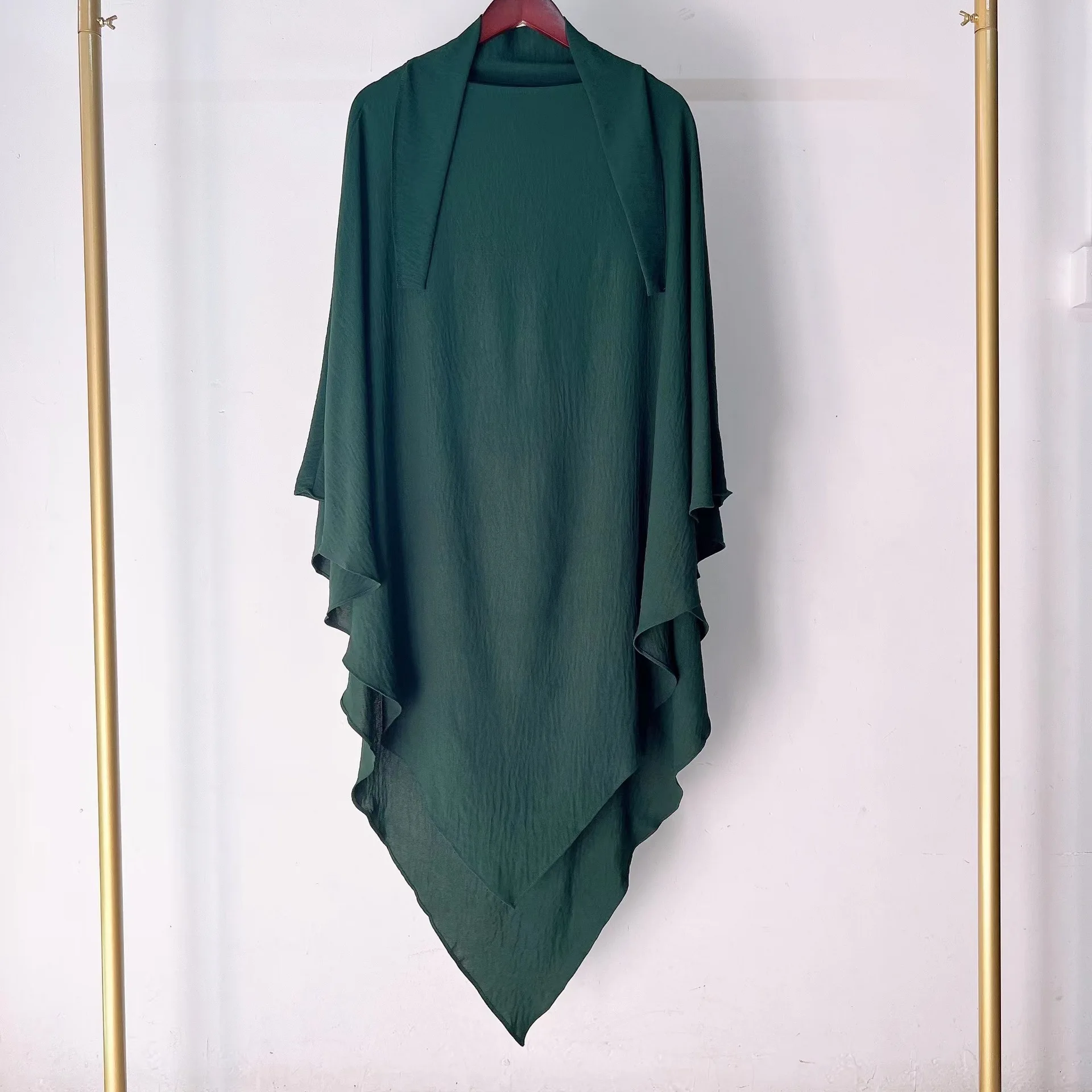 Crepe Long Khimar Women Muslim Prayer Garment Islamic Clothing Eid Modest Arabic Tops Scarf Hijab Headscarf Turkey Abaya Caftan