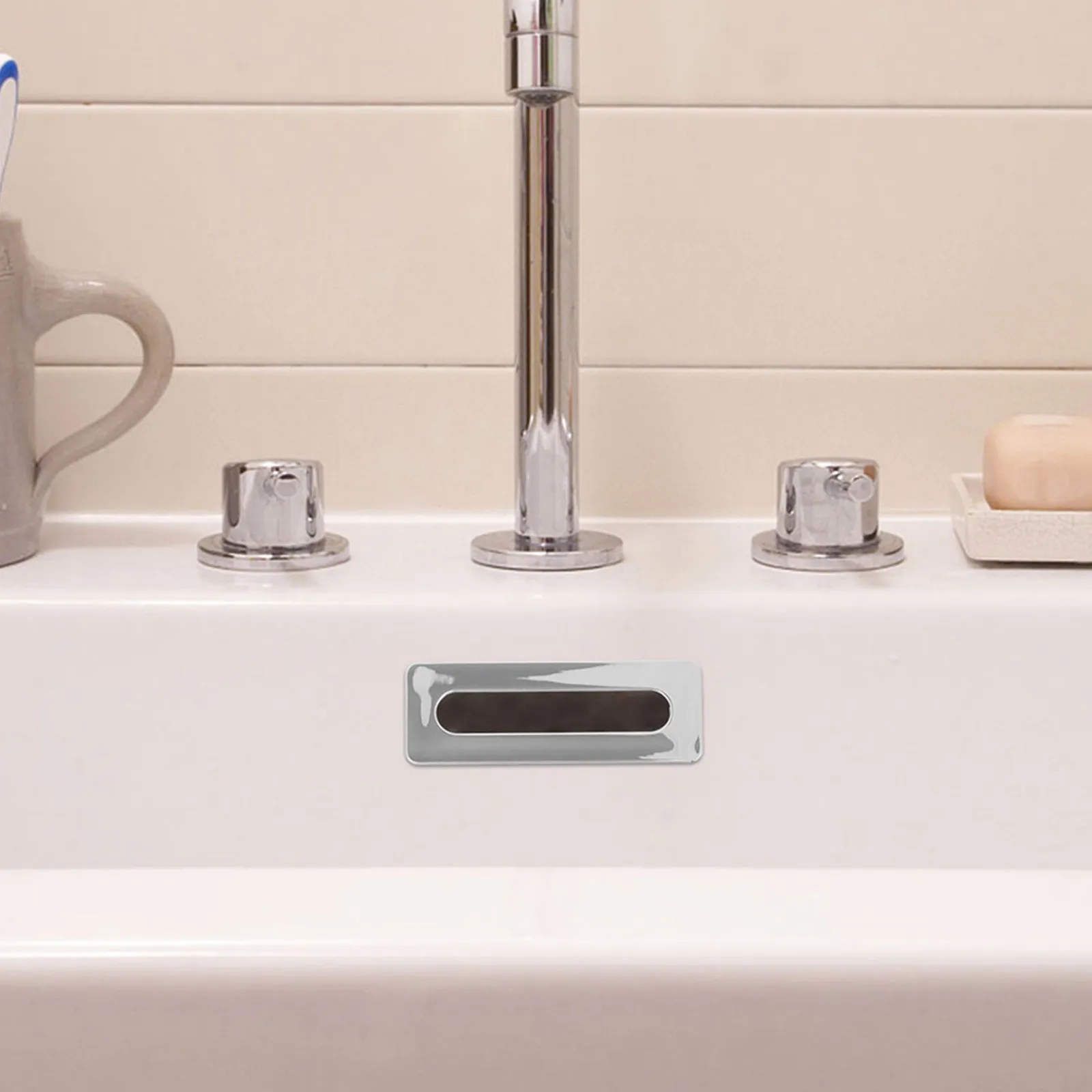 

20 шт. Прямоугольные пластиковые заглушки для слива раковины, сменные вставки для кухонных и ванных комнат, крышки для сливных отверстий