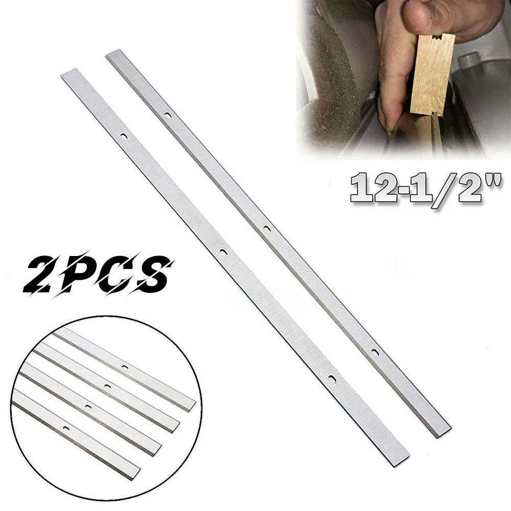 Blade Planer Power Tools Protable 1/16inch TPT125 15/32inch Workshop Home Len 12-1/2 Inch Reliable 22-560 2Pcs for durable