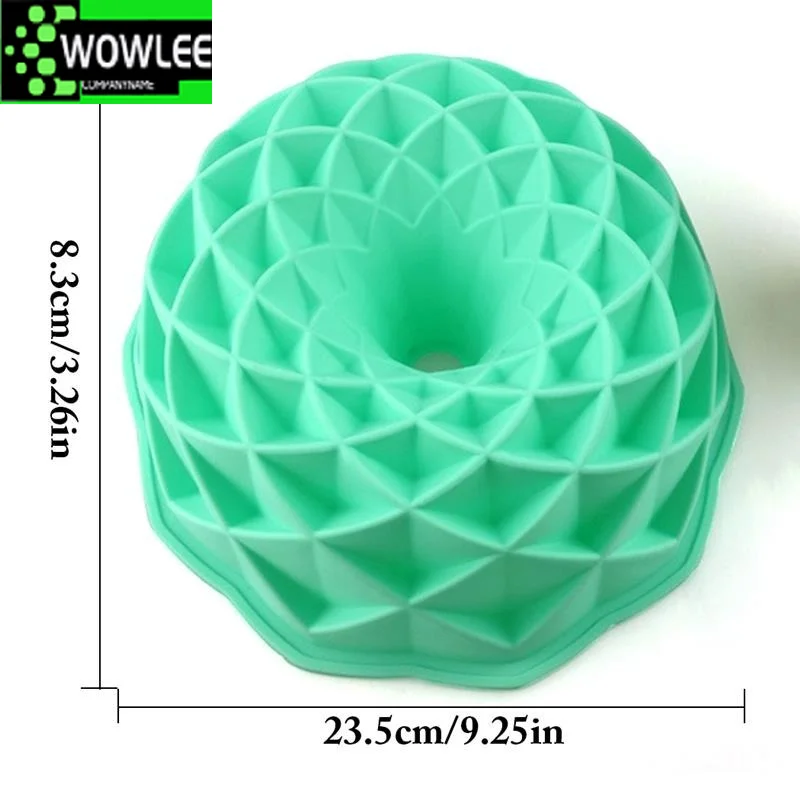 Whirlwind Petalty Silicone Mold Cake Bird Nest Shape Nonstick Round Baking Mousse Bakeware Kitchen Tools   Resin Mould