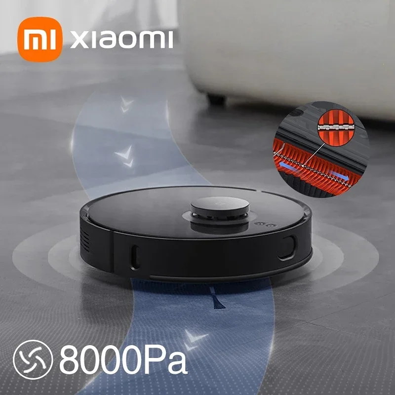 

XIAOMI MIJIA 8000Pa vacuum cleaner suction 5200mAh LDS laser navigation anti winding sweeping robot vacuum cleaner STFCR01SZ