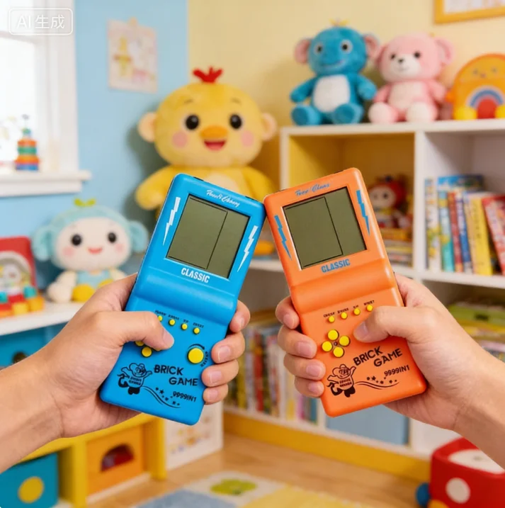 3.5 "Spieconsole Voor Tetris Console Retro Handheld Game Spelers Mini kinderen Nostalgische Pocket Games Machine Kinderen puzzel Speelgoed