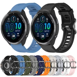 22mm Silicone Strap for Garmin Forerunner 965 955 Venu 3 2 Vivoactive 4 Sports Replacement Bracelet Band for Forerunner 265 255