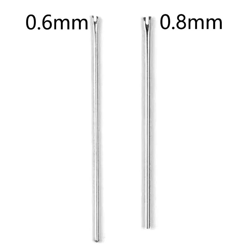 0.6mm 0.8mm Rerooting Naald Pop Haar Repaint Poppen Hoofd Reborn Haar Wroeten Gereedschap Pruik Maken Levert Accessoires