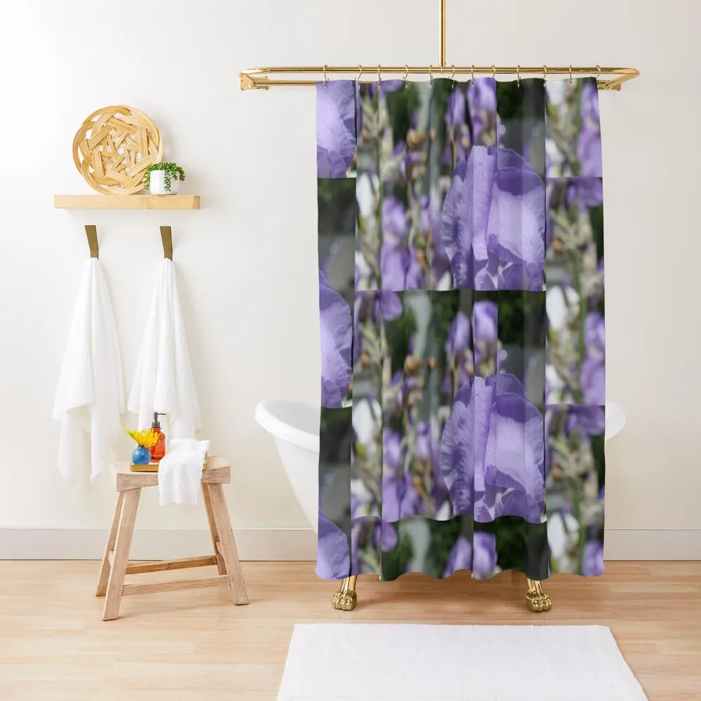 

Iris 2 Shower Curtain Bathroom Accessories Bathroom Fabric Elegant Bathroom Curtain