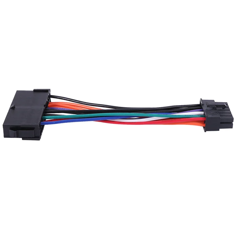 

A64K 5X PSU ATX 24Pin Female To 12Pin Male Power Supply Sleeved Cable Cord 18AWG Wire For Acer Q87H3-AM Q87H3 Motherboard