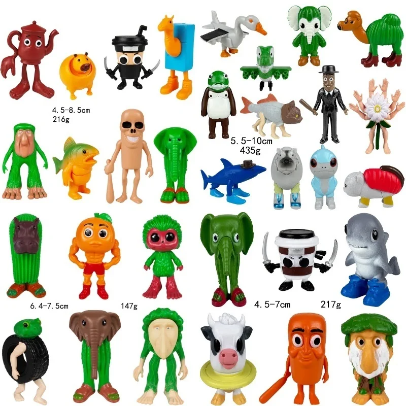 

Kawaii Italian Brainrot AI Animals Tung Tung Tung Sahur Figure 5/6/8/12/18pcs Tung Tung Tung Sahur Action Figure For Kid Gifts