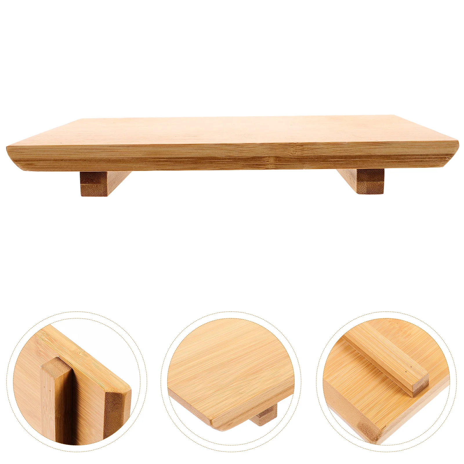

Bamboo Serving Plate Board Food Storage Tableware Snack Tray Sushi Containers Sashimi Containers Sushi Dish Sashimi Plate