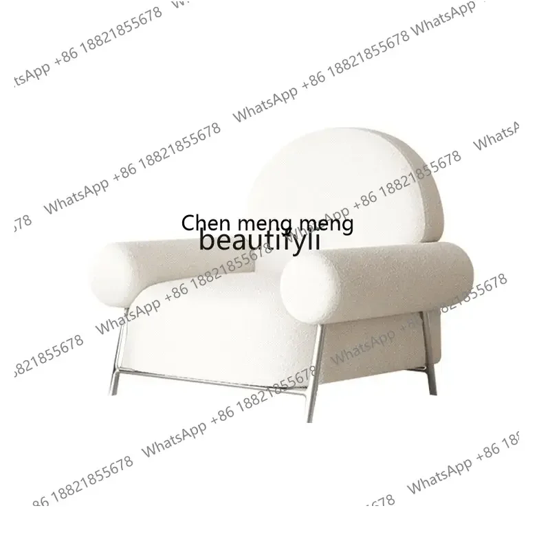 

cc1820Couch Light Luxury Living Room Balcony Leisure Lying Bedroom Lazy Sofa Designer Model Chair