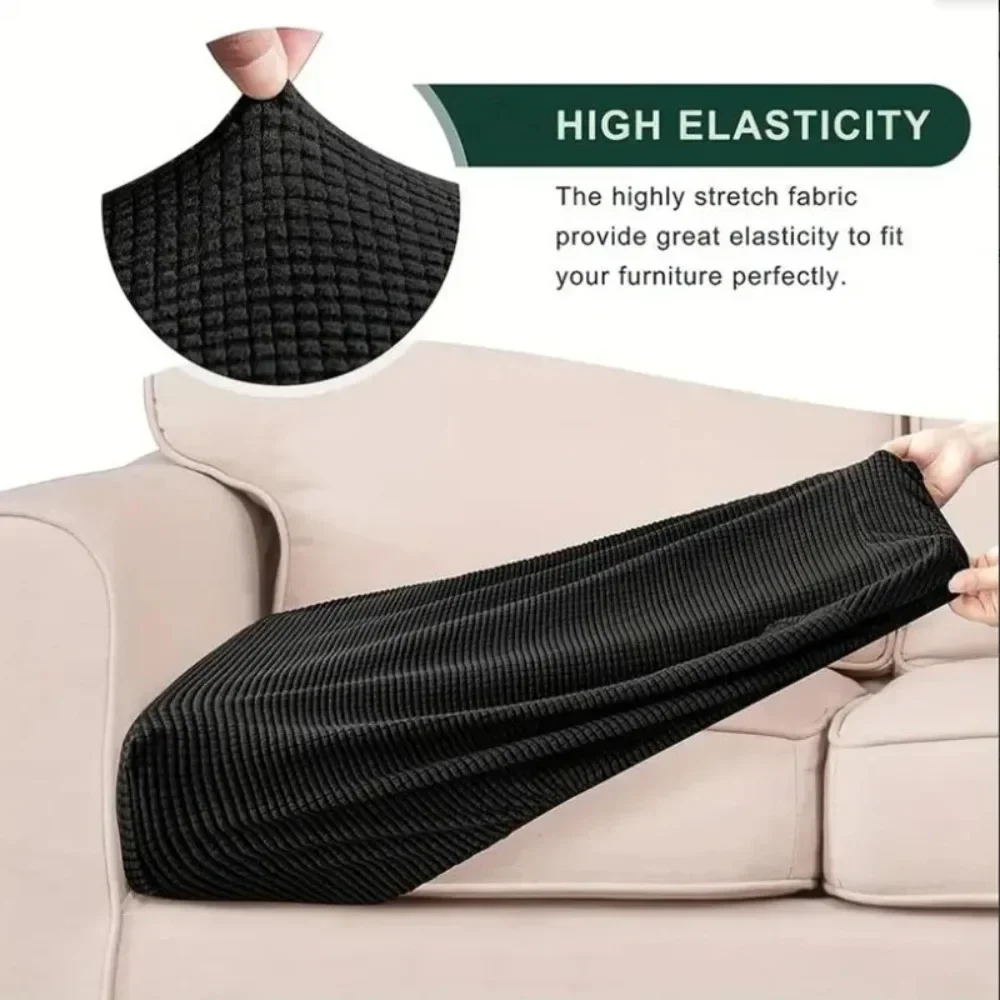 1/2/3/4Seat Jacquard Elastic Couch Cover Non-slip Sofa Covers for Living Room Bedroom Office Furniture Protector Home Decoration