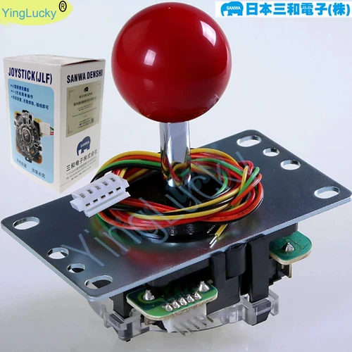 Sanwa Joystick Japón Original JLF-TP-8YT balancín de lucha con joystick DIY kti jamma MAMI accesorios de máquina de juego de salón recreativo/Cabina