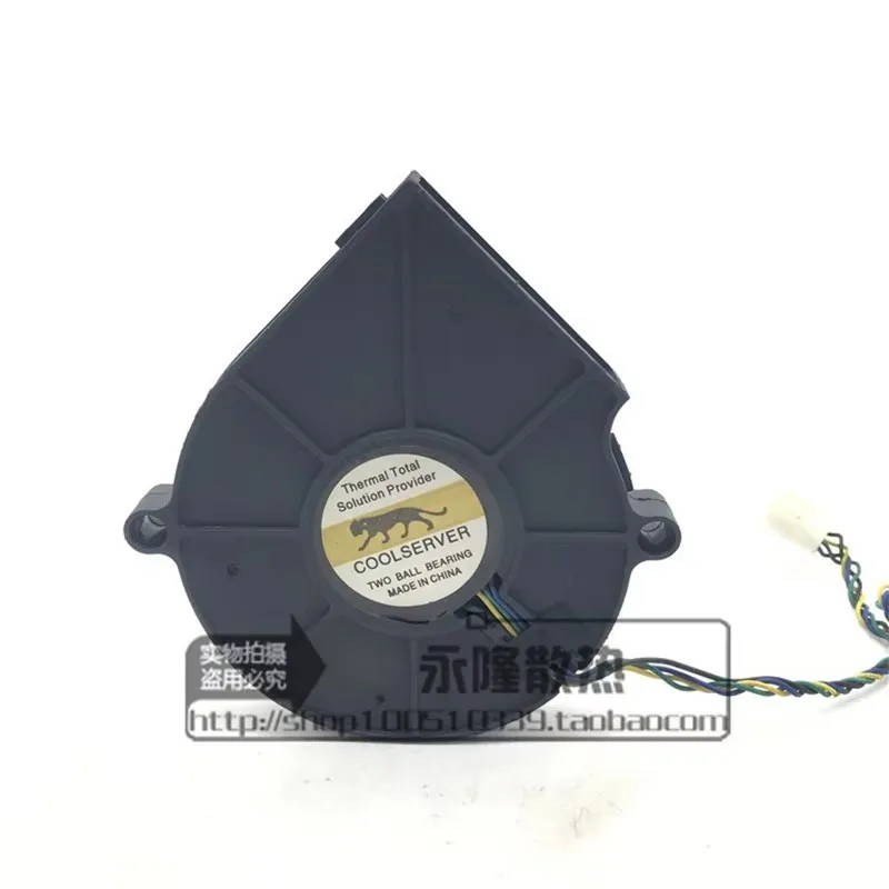 

New 7CM 75*75*15MM B127515BU 12V COOLSERVER CPU blower fan Cooling fan