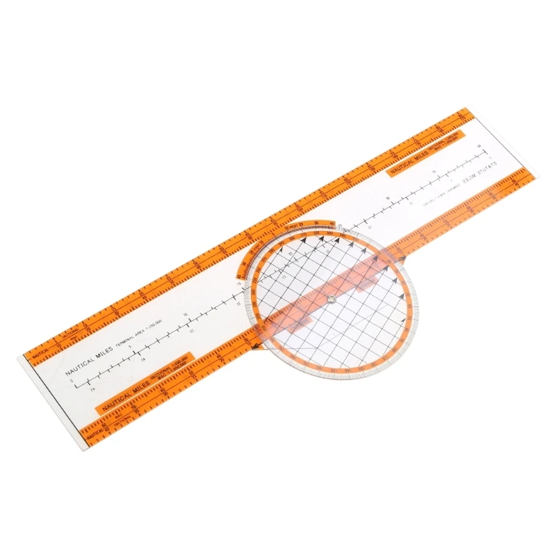 Plastic Circulars Slide Rule Flight Computer Aviation Plotter Circulars Slide Rule