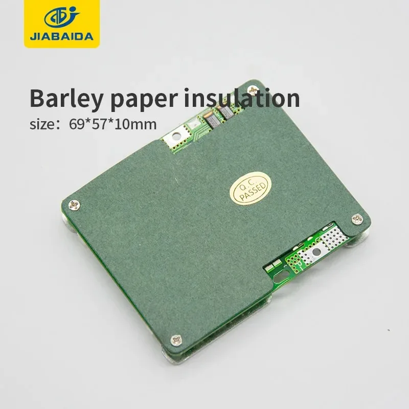 JIABAIDA BMS with Balance 8S 24V Lifepo4 Li-io 12S 13S 14S 16S 36V 48V 60V Lithium Battery 15A 20A 25A 30A Charge JBD BMS