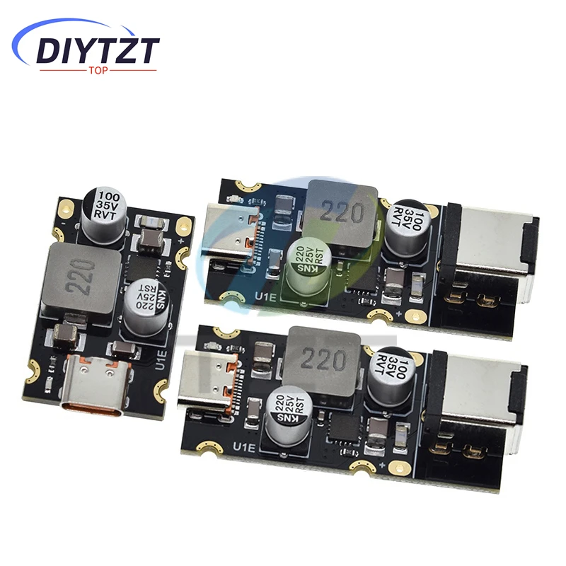QC4.0 QC3.0 Tipo-C USB PD65W Modulo adattatore per telefono a ricarica rapida DC8-32V 3.25A 65W Modulo step down per Huawei SCP/FCP Apple PD