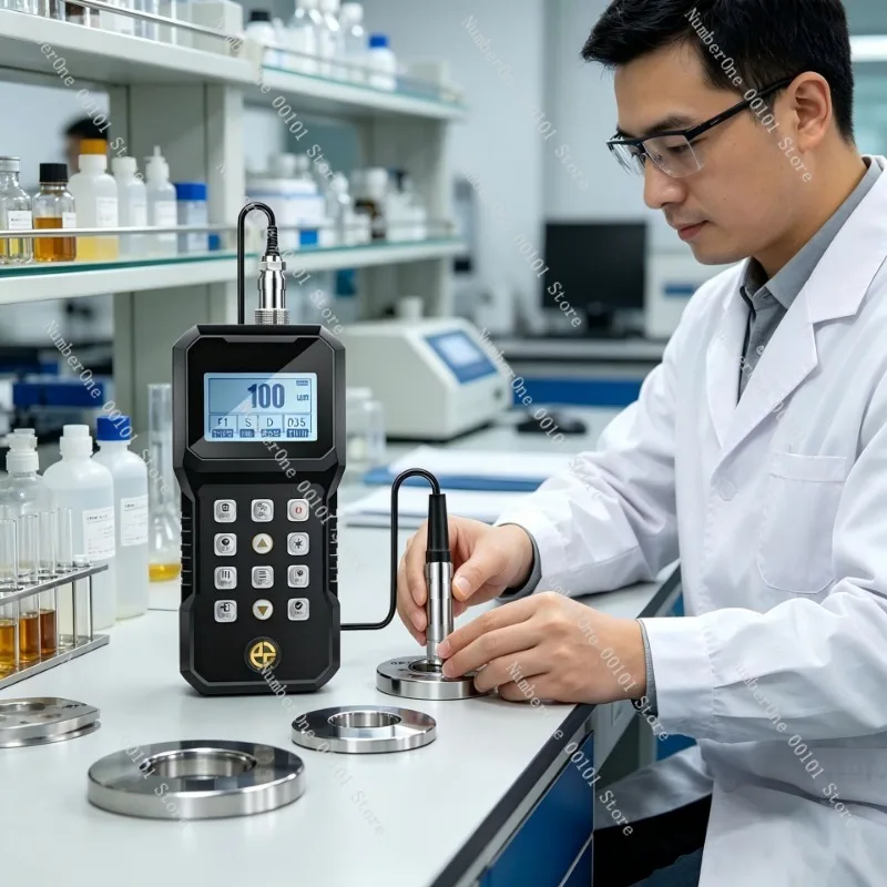 CT-210C Coating Thickness Gauge, Car Paint Film Meter for Measuring Galvanized Layer & Anodized Film Thickness