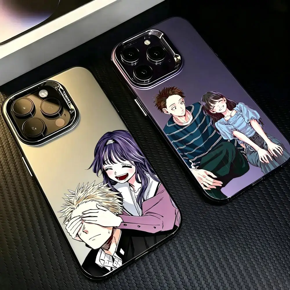 Coque de téléphone colorée argentée pour iPhone 17/16/15/14/Pro Max, modèles universels multiples - La Dignité des Fleurs Parfumées